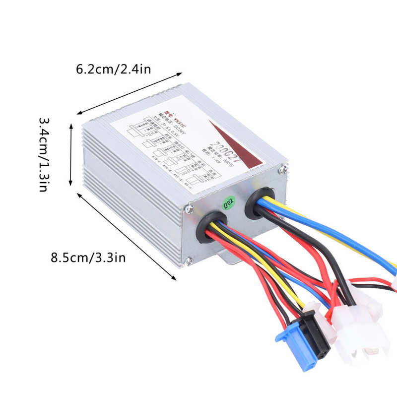 E-Bike 36V 500W Borstel Controller Met Gashendel Set Elektrische Fiets Scooter Driewielers Motor Speed Controller throttle Set