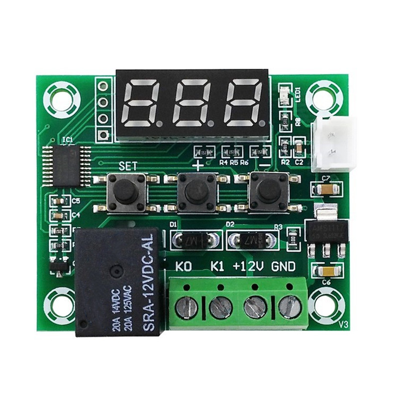 W1209 blau/rotes Licht DC 12V Wärme kühl temperatur Thermostat Temperatur regler Temperatur regler Thermometer Thermo