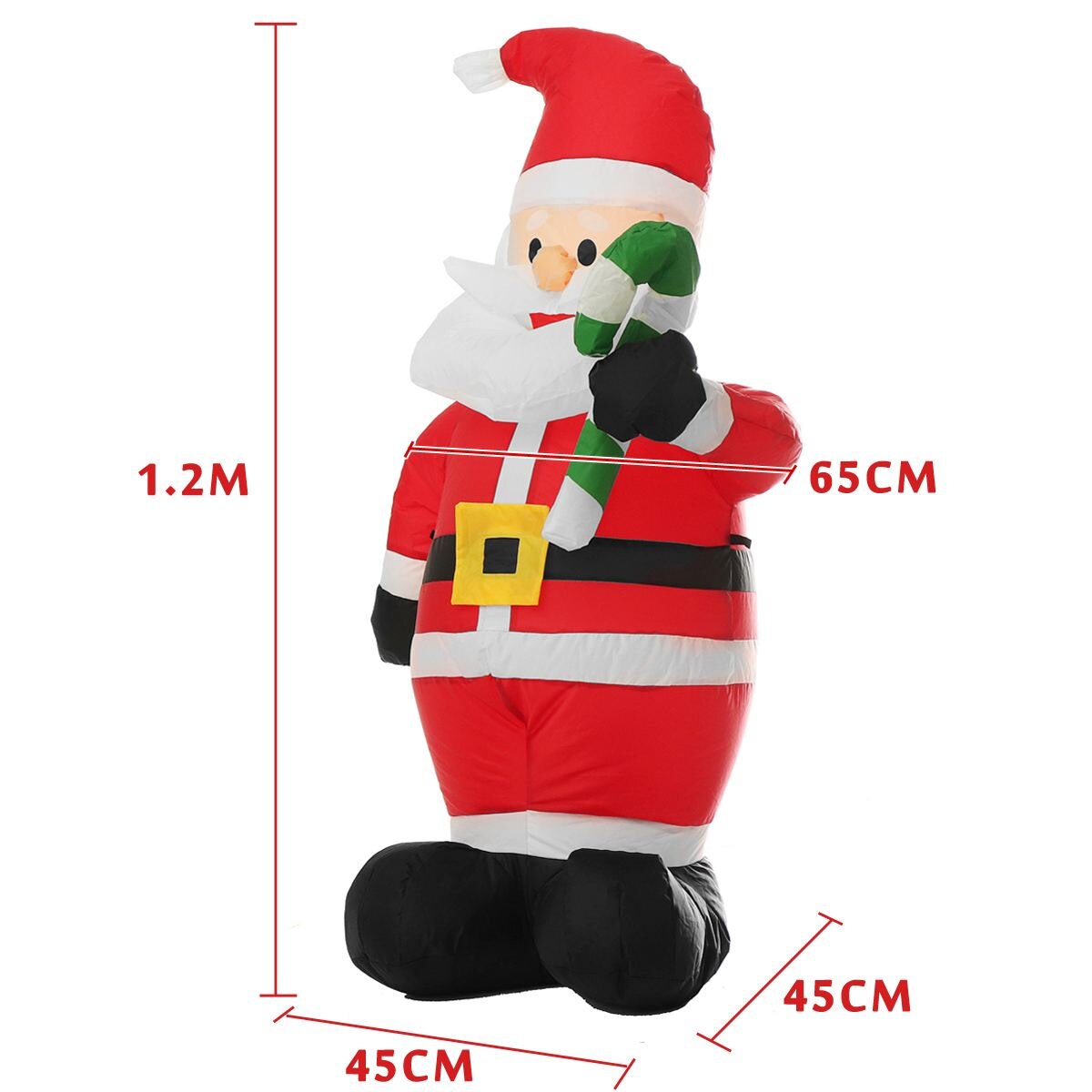 120cm Weihnachten Aufblasbare Santa Claus Bogen Weg Weihnachten Ich bin Freien Dekoration Spielzeug Weihnachten Neue Jahr Party Heimat Garten Garten Dekor