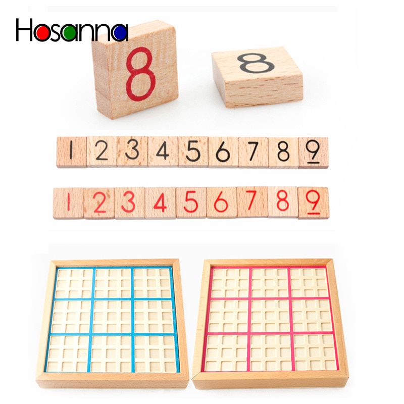 Sudoku en bois pour enfants, jeu d'échecs, plateau de jeu pour adulte, pensée logique, jouets éducatifs, pour enfants