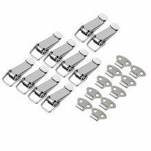 Elements Latch Catch 10pcs Stainless Steel Spring Loaded Clamp Clip Sets
