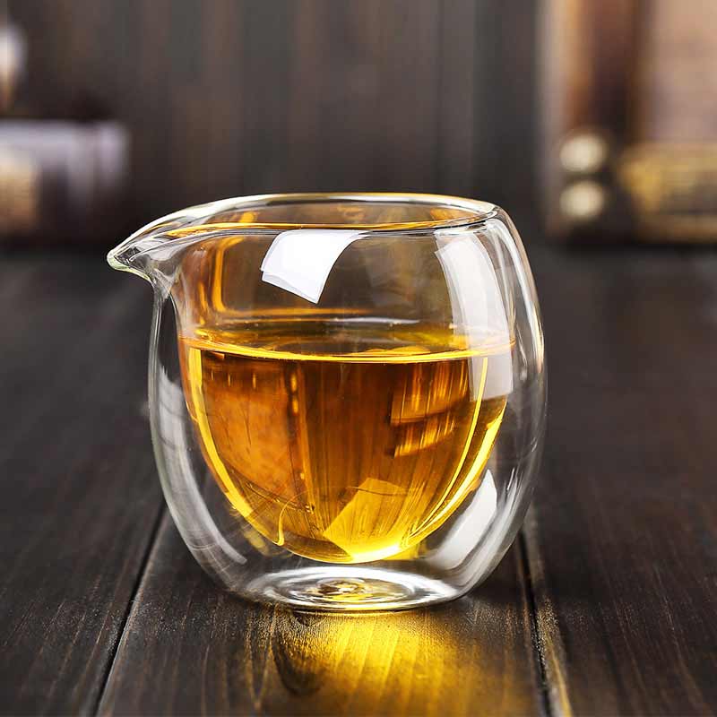 Dubbelwandige glazen thee-infusers, chahai theekan, glazen thee-accessoires