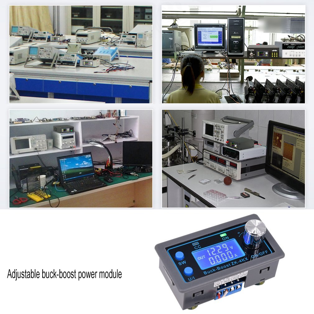 Conversor de impulso buck cc cv 0.5-30v 4a 5v 6v 12v 24v módulo de energia ajustável fonte de alimentação para laboratório regulada