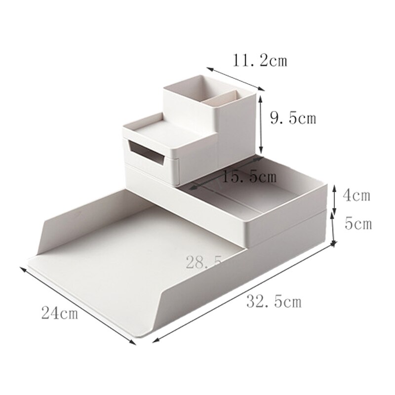 Desktop Storage Box Office File Document Organizer Storage Drawer Sundries Cosmetics Stationery Organizer Home Office Supplies