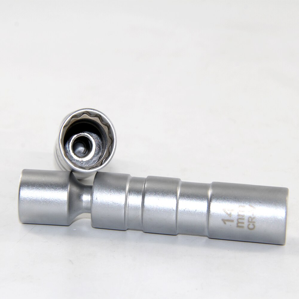 2 stk tændrørs slingre fatning 3/8in.  drev 95l 12 punkt crv topnøgle 14mm 16mm