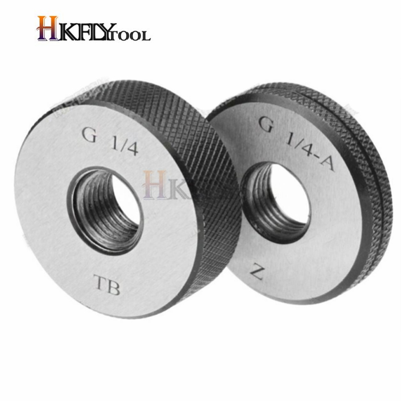 Thread ring gauge G pipe thread ring gauge Precision external Screw Gage Pitch Thread Test Tool G1/16 G1/8 G1/4 G3/8 G1/2 G3/4