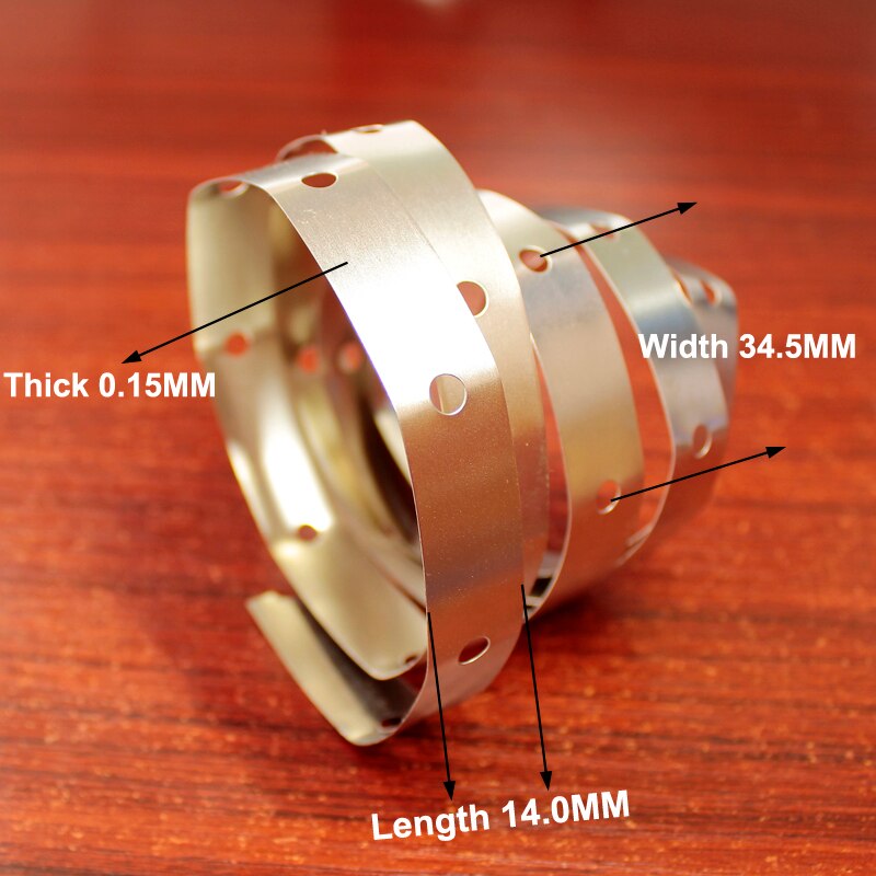 1M Battery spot welding nickel plate 32650 32700 battery bracket special connecting piece punching 0.15MM*34.5MM