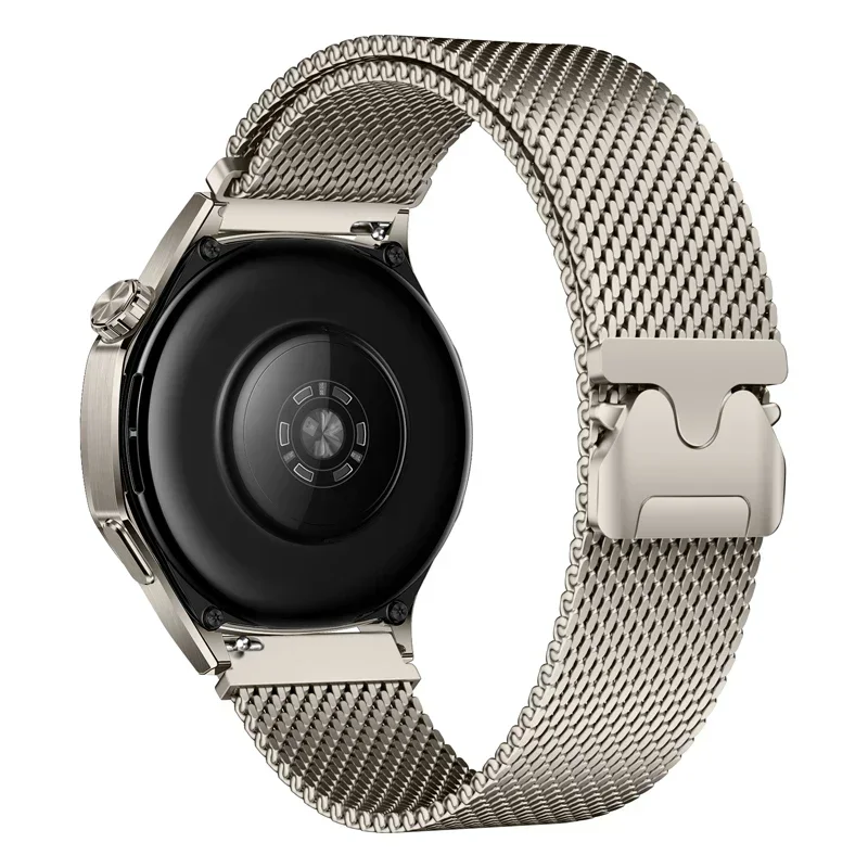Pulseira de laço magnético milanês, 18mm 22mm 20mm para galaxy watch 7 6 5 4 40mm 44mm para huawei gt5pro gt4 pulseira de aço inoxidável