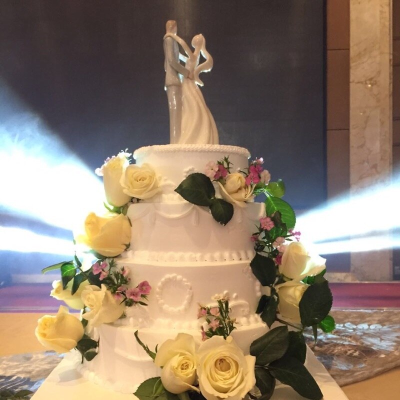 Pocerlain Paar Beeldje Keramische Wedding Cake Topper Bruid En Bruidegom Cake Decoratie