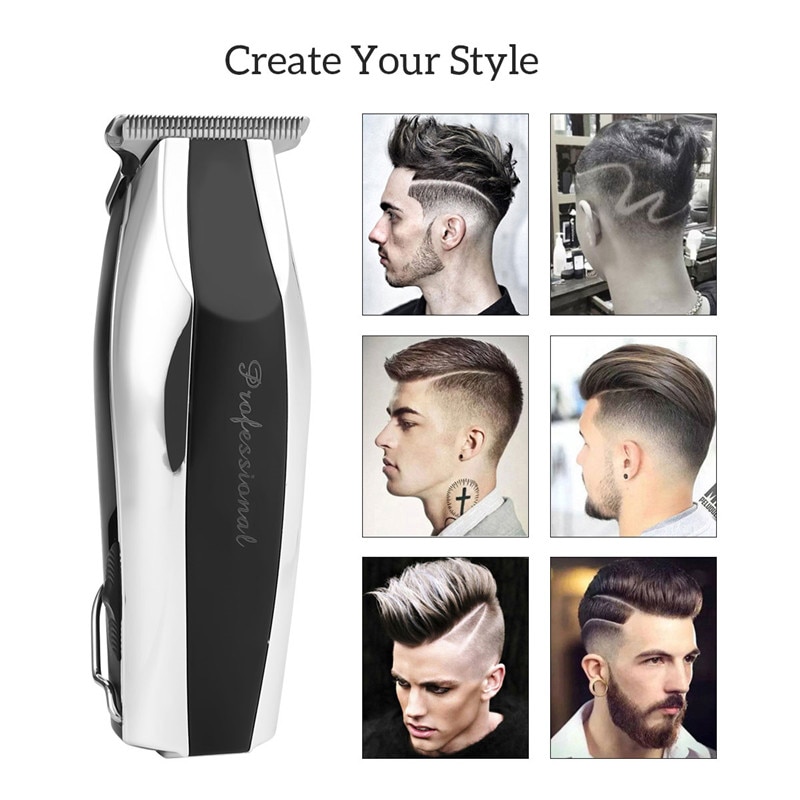 Mini Hair Clipper Men Rechargeable Hair Cutter Shaver Low Noise Haircut Beard Trimmer Cordless Cutting Machine 35