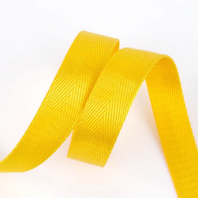 10Meters Herringbone 20mm Nylon Webbing Ribbons Dog Collar Backpack Knapsack Strap Belt Tape Bias Binding DIY Sewing Accessories: GoldYellow