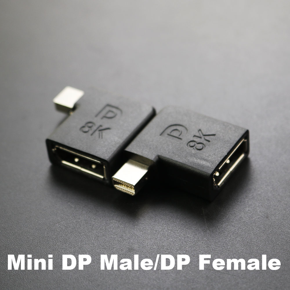 Displayport 1,4 V zu Mini-dp-Adapter rechtwinklig dp 8k/60hz 4k 2k/165hz durch 90 Grad Winkel Displayport 1,4 Konverter: verrotten