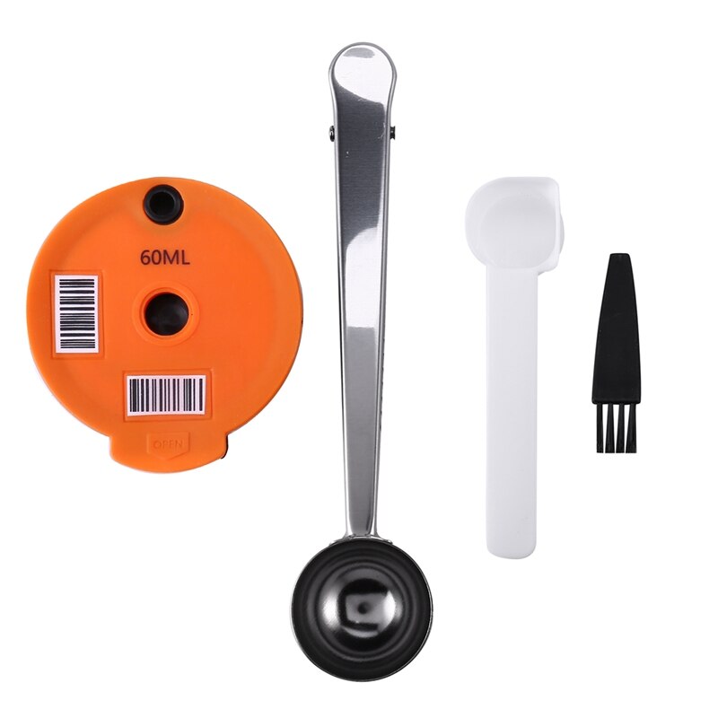 Reusable Coffee Capsule Italian for Coffee Machine with Spoon