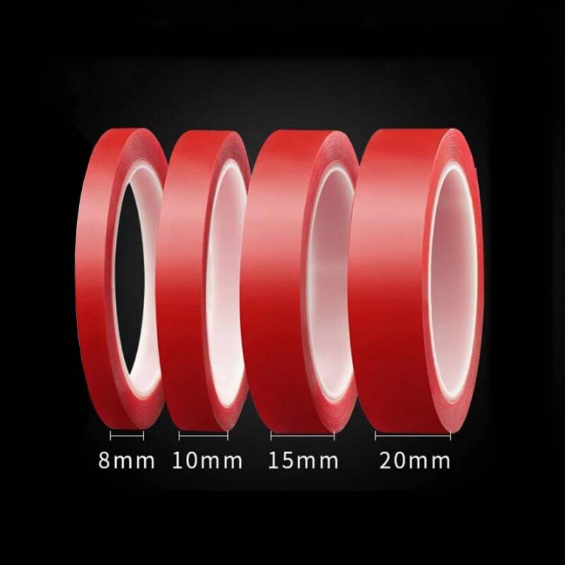 3M 3/2/2.5/1/1.5Cm Dubbelzijdig Lijm Super Sterke Transparante Acryl Foam Plakband Geen Sporen Sticker Tapedouble Sidedt