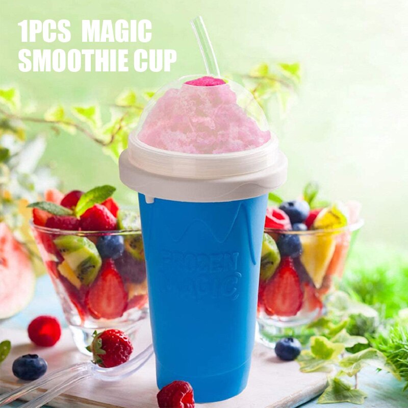 Machine à Slushie, tasse à smoothie rapide, tasse de refroidissement, tasse à double couche, machine à Slushy faite maison MAZI888