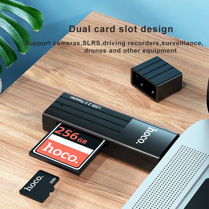 HOCO 2in1 Card Reader USB 3.0 2.0 SD Micro SD/TF Card Memory Reader Multi-card USB Writer Adapter Flash Drive Laptop Accessories