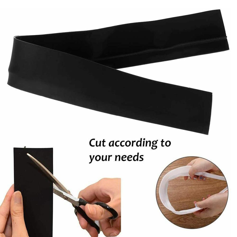 1PC Kitchen Silicone Gas Stove Counter Gap Cover Sealing Strip Easy-to-clean Heat-resistant Wide And Long Gap Filler