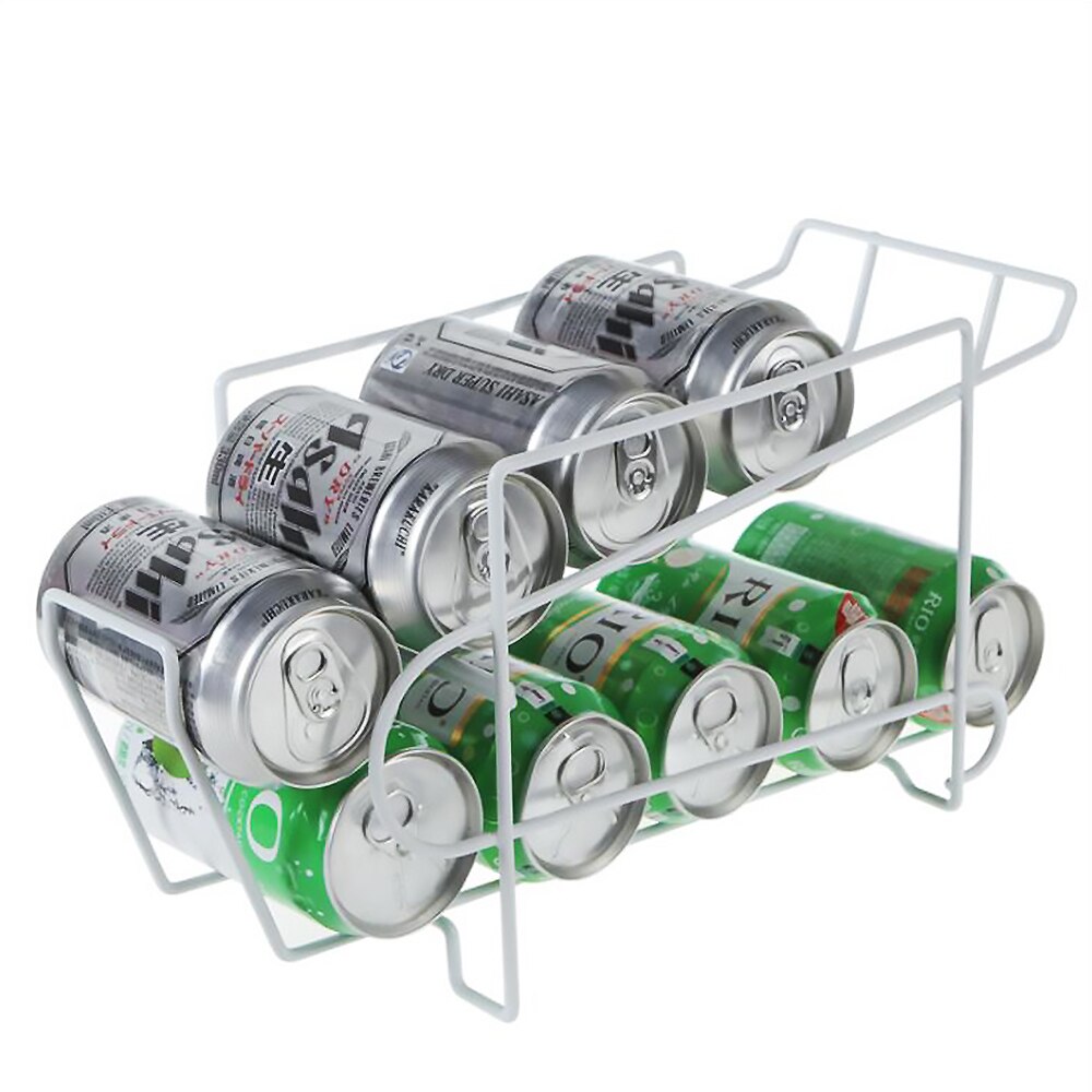 Double-Layer Durable Beer Soda Coke Drink Can Storage Box Fridge Drink Holder Refrigeration Kitchen Organizer Food Container
