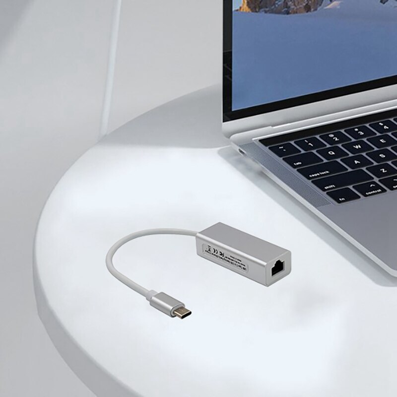 USB C to Ethernet Adapter TYPE-C RTL8156B USB 10/100/1000M/2.5G Ethernet RJ45 LAN Adapter