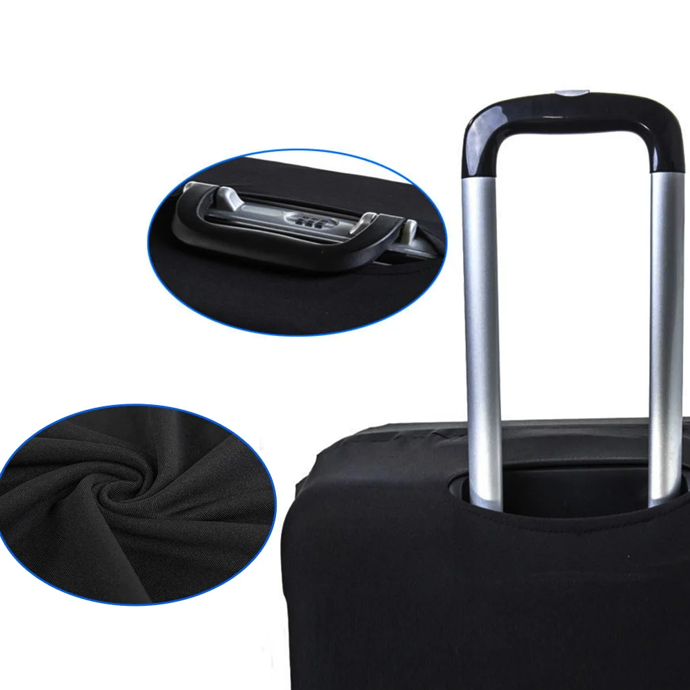 Ne me touchez pas impression housse de bagage valise de voyage housse de protection élasticité housses anti-poussière adaptées aux valises de 18 à 32 pouces