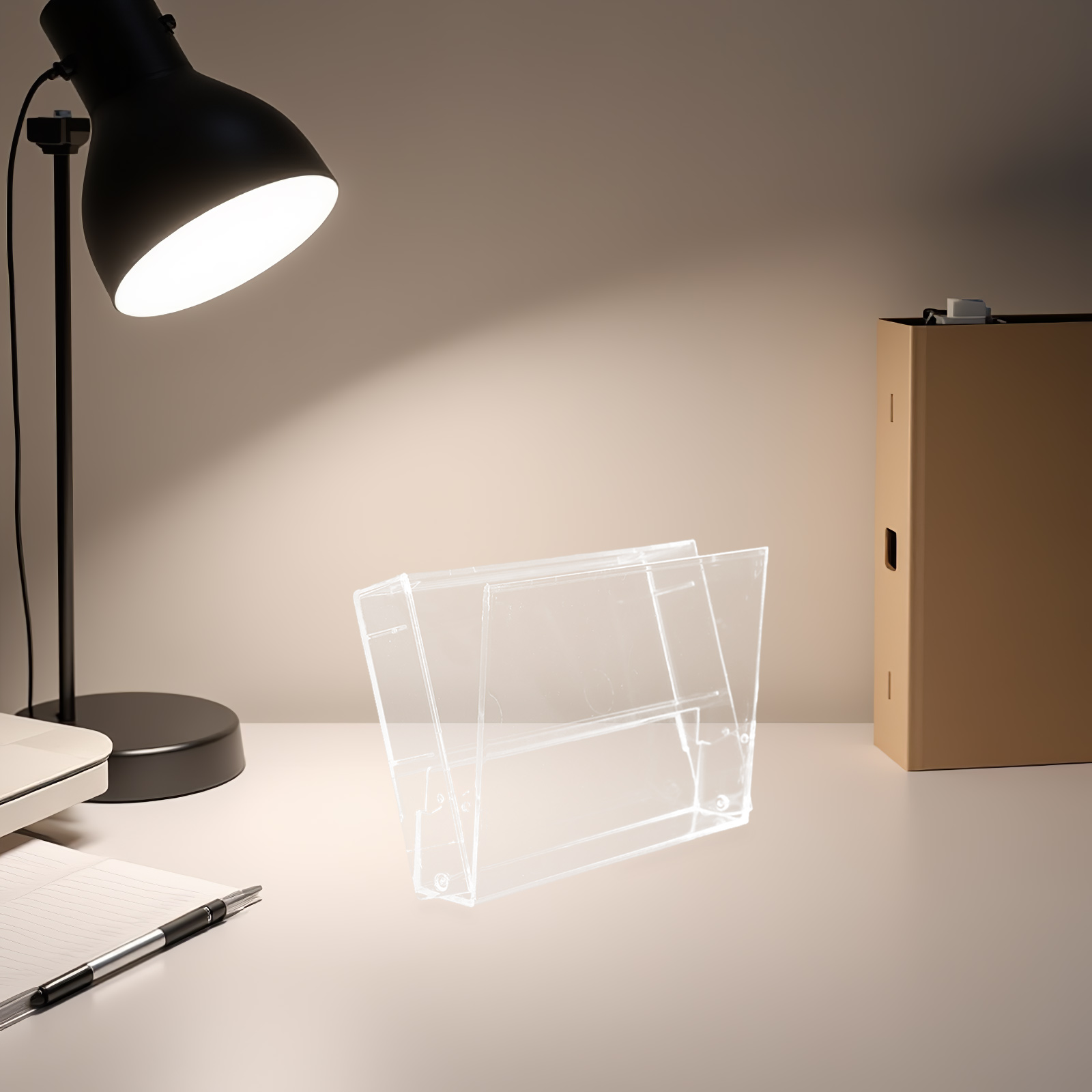 3 Pcs Tape Cartridge Cases for Stereo Tuners Cassette Holder Adhesive Pp Cajas Transparentes Boxes