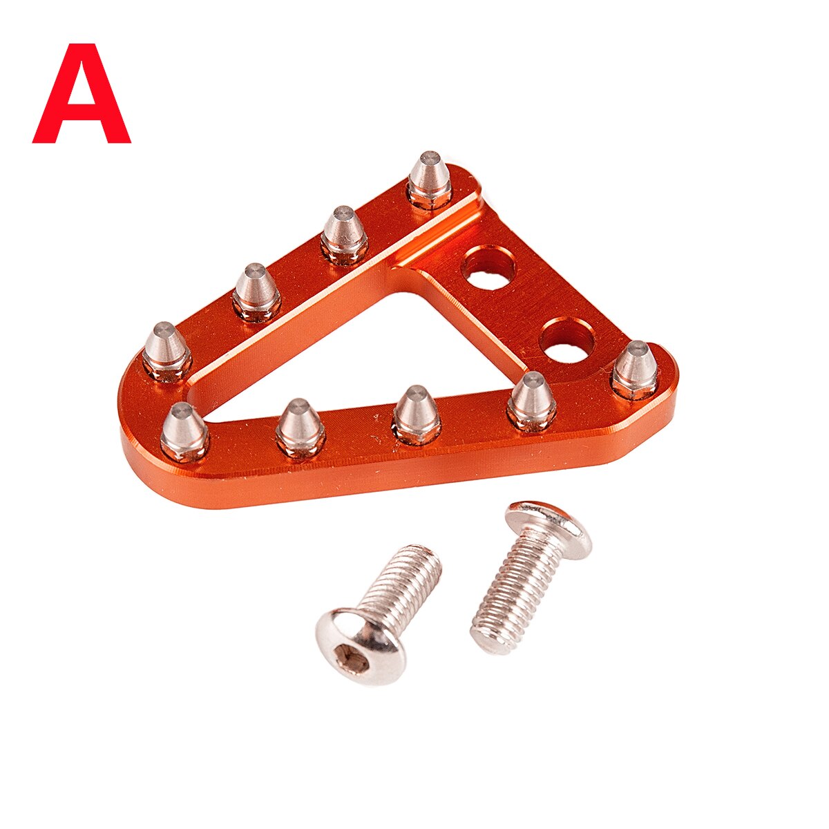Achterrem Pedaal Stap Tip Plaat Voor Ktm Sx Sxf Exc Excf Xcw Xcfw Xc Xcf Voor Husqvarna 125 150 250 350 450: Style A  Orange