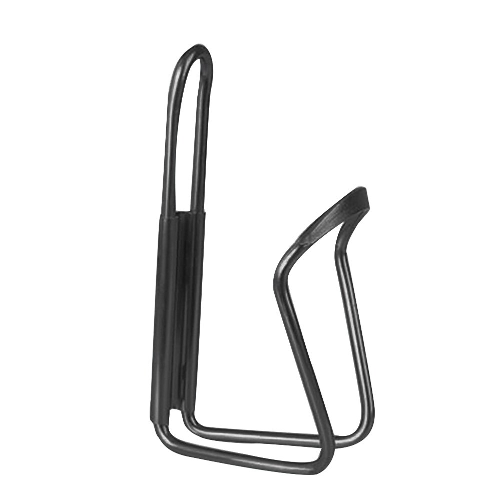 Bicicleta garrafa de água titular liga mountain bike garrafa gaiola suporte suporte copo de água rack ciclismo acessórios da bicicleta: Black no screws