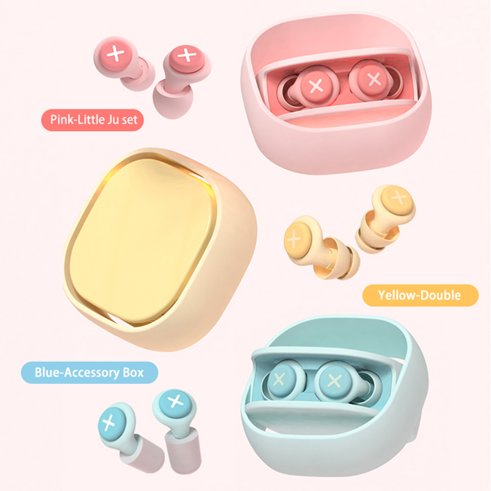 Sleep Ear Plugs Silicone Earplug Noise Reduction Cancling Tapones Oido Para Dormir Ears for Women Soundproof Memory Foam