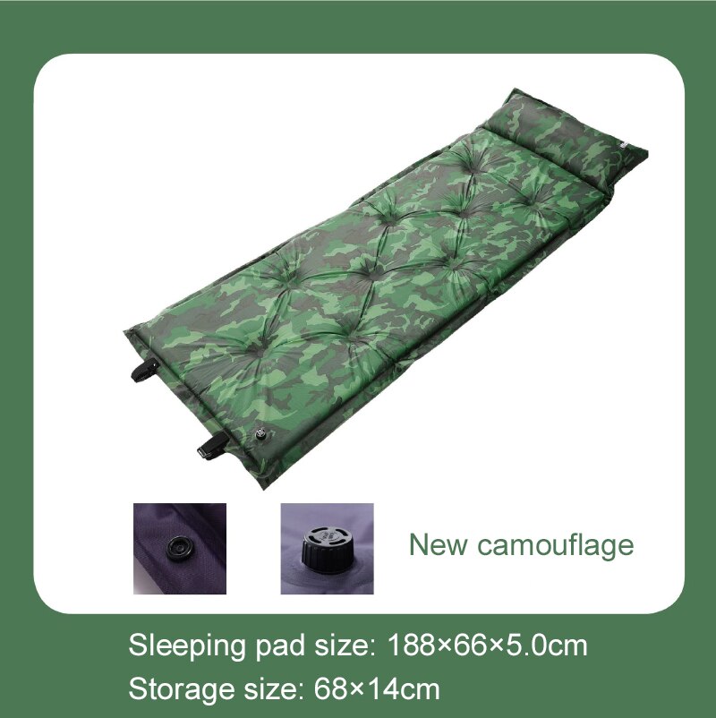 Self-Inflating Camping Mat Outdoor Sleeping Pad Ultralight Inflatable Mattress Portable Travel Hiking Camping Air Mattress: SL