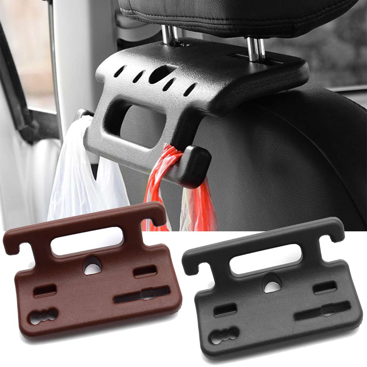 Multifuction Car Chair Handle Ho Vehicle Interior Chair Back Ho Bracket ABS Car Seats Handle Ho Holder for Automobiles