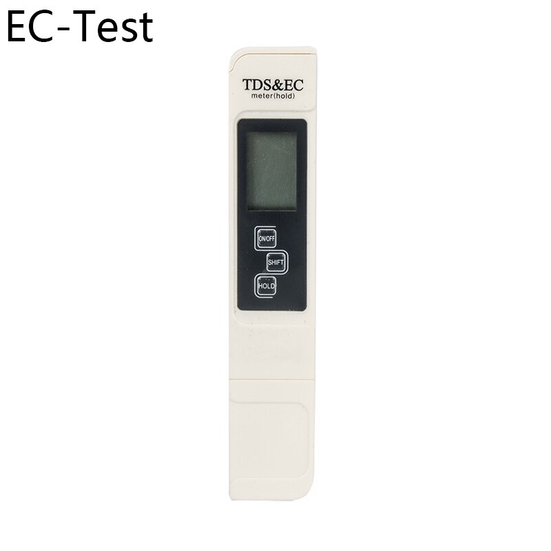 Chlorine Water Monitor Meter Portable Home Swimming Pool Aquarium PH Meter Test Tools PC-101 PH Tester Portable CL2#2^1: EC-TEST white