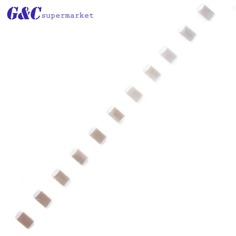 50PCS 1206 SMD Capacitor Ceramic 1uF/100uF/100NF Capacitors