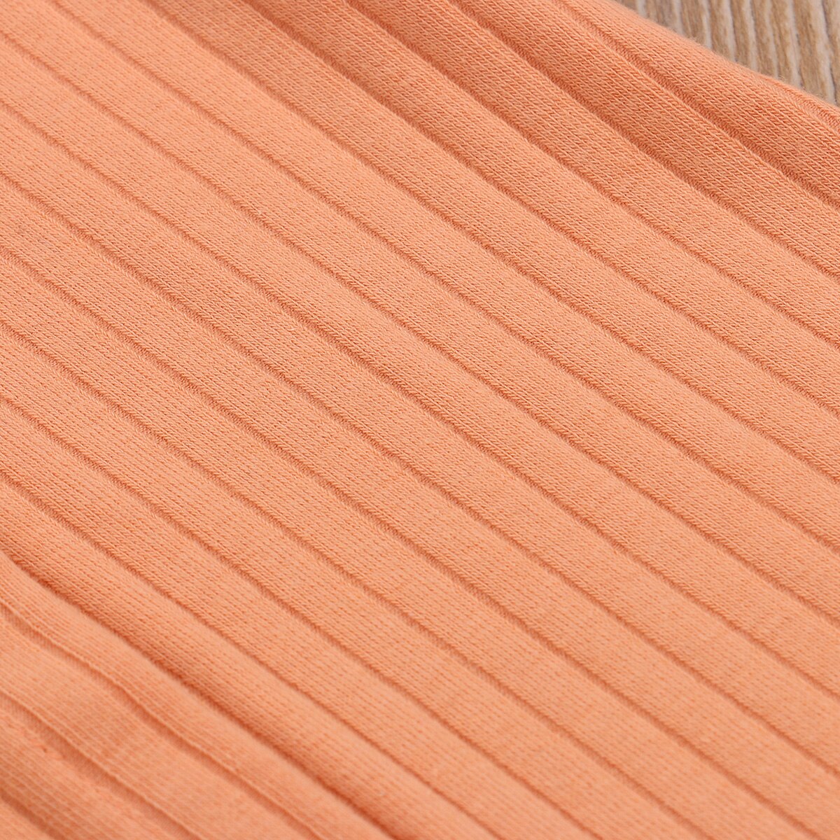 Ropa de bebé de 0 a 6M, primavera y otoño, mono de botón sólido con volantes, conjuntos de ropa de 2 uds.