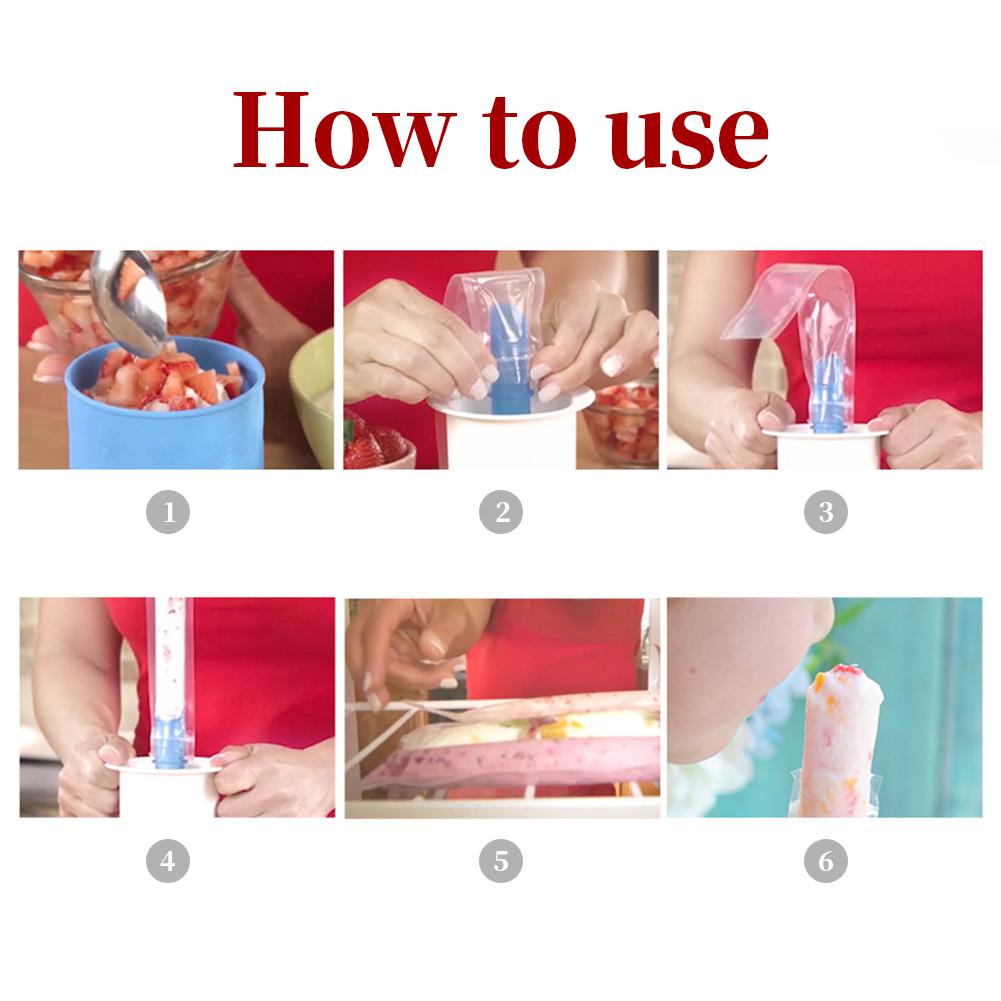 Ice Pop Mold Small Convenient Homemade Popsicle Maker Manual Ice Cream Machine