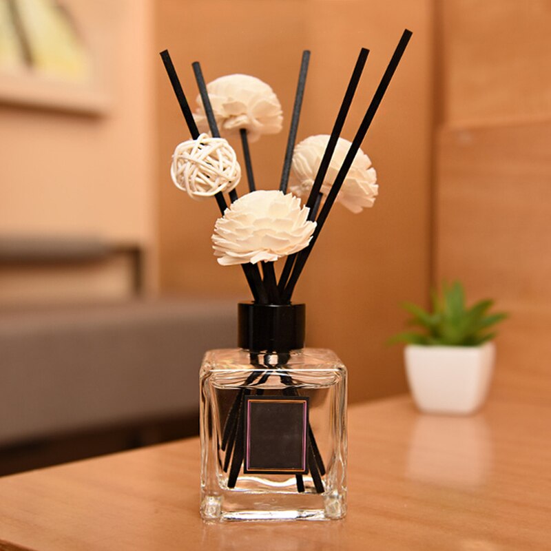 10pcs Black Fiber Sticks Diffuser Volatile Rod for Home Fragrance Aromatherapy Diffuser Home Decoration Multi Size