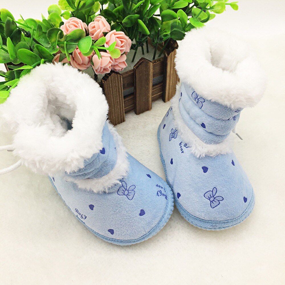 Inverno do bebê antiderrapante sapatos infantis da criança meninos meninas grosso pelúcia quente botas de neve botas berço crianças super manter sapatos quentes