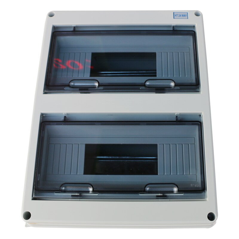 Plastic Surface Electric Equipment 12 Ways MCB Power Distributing Box--HT Series: HT-24P 270x350x70