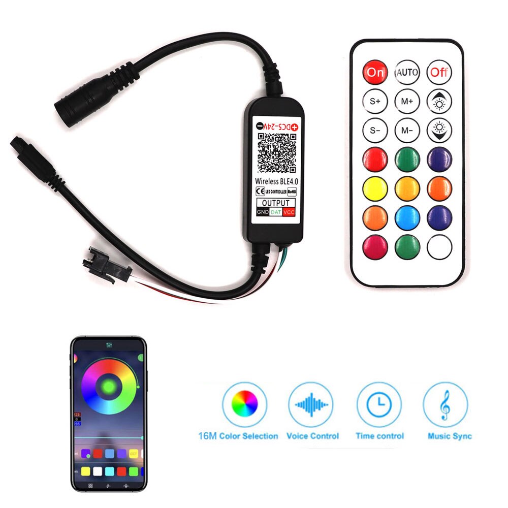 Mobilapp bluetooh wifi led controller för 5v 12v 2... – Grandado