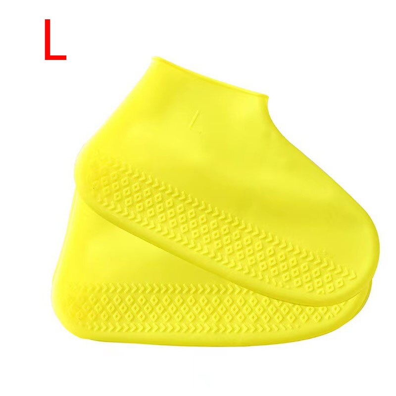Silikon Material unisex Schuhe Beschützer wasserdicht Schuh Startseite Regen Schuh Abdeckungen Regen Stiefel draussen regnerisch Tag Fuß Startseite: Grün