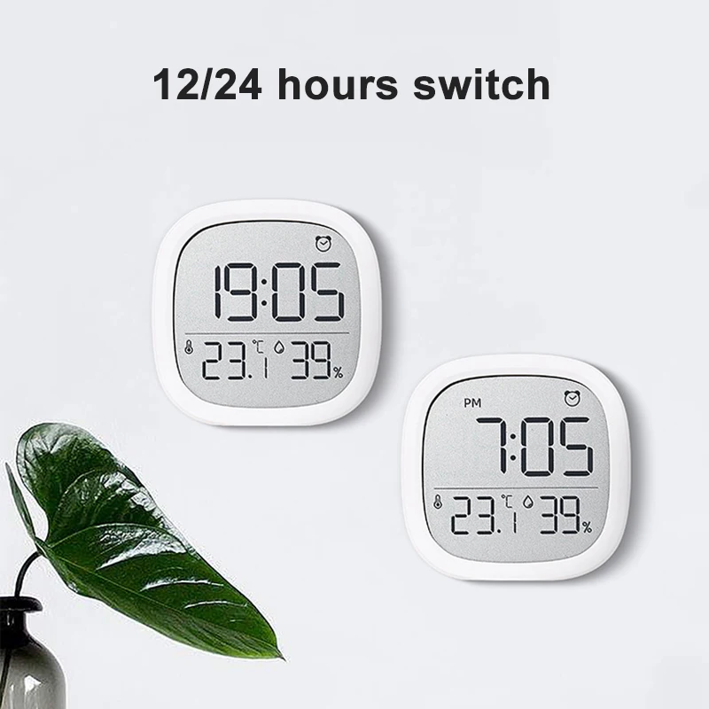 Reloj despertador Digital Xiaomi Youpin con de atracción magnética reloj LCD con temperatura de humedad para el hogar