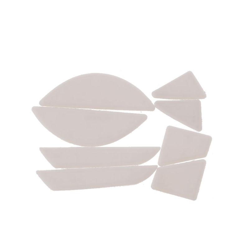 2 Sätze/paket Tiger Spielen Maus Füße Maus Schlittschuh Für Razer Basilisk X Hyper Maus Weiße Maus Gleitet Kurve Rand