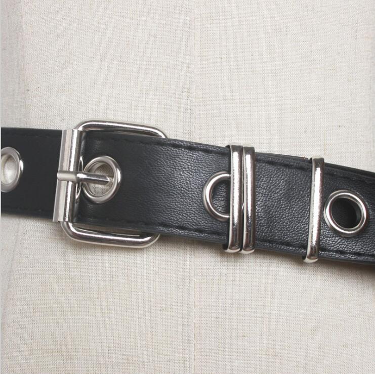 Nowa mała torebka na łańcuszku paski dla kobiet jean punk srebrna szpilka pasek z klamrą pasek na ramię torba etui na telefon saszetki na pas gnida rurkowy dziewczyna