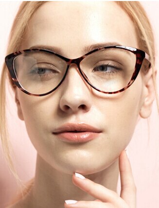 DRESSUUP Frame Glasses Women Cat Eye Glasses Woman Classic Optical Vintage Glasses Frame Eyeglasses Oculos Gafas: C3
