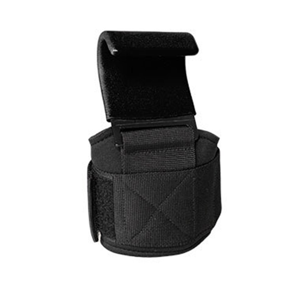 1 pc weight lifting hook hand-bar wrist strap gym fitness hook weight strap pull-ups power lifting gloves for weight training: Default Title