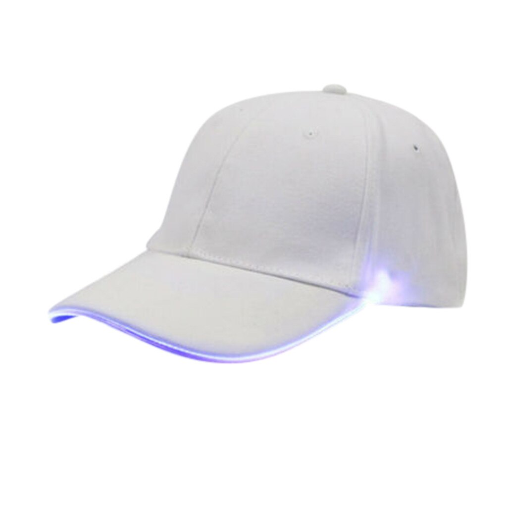 D Fashionable and stylish LED Lighted up Hat Glow Club Party Baseball Hip-Hop Adjustable Sports Cap