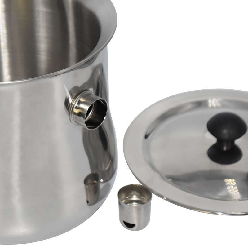Crisol de cera de abeja de acero inoxidable, olla para colar cera de abejas, herramienta para apicultura, equipo para abejas, tanque para fundir cera de abejas