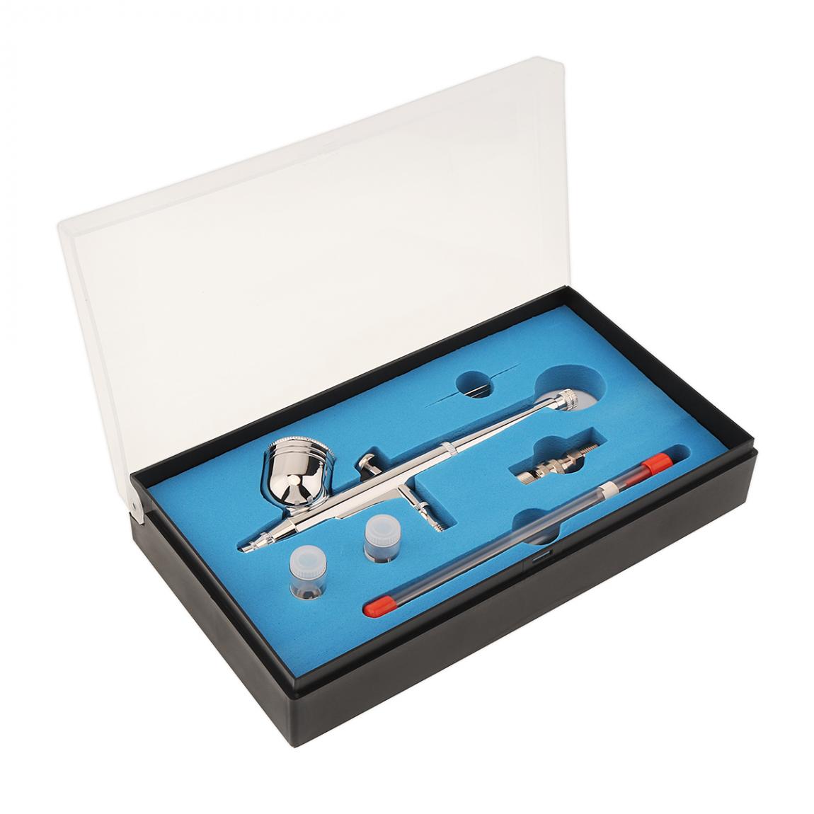 Dual Action Airbrush Spray Gun Kit Trigger Spray Gun for Art Craft Model Paint Spraying Hobby 0.2/0.3/0.5MM 7CC Air Brush