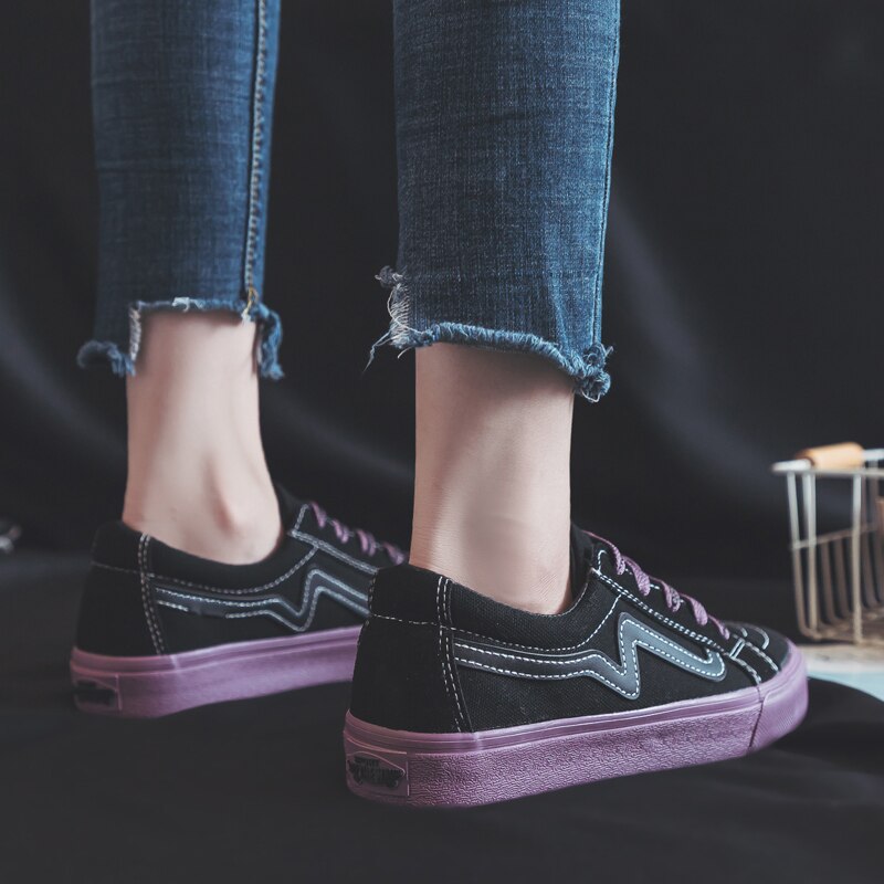 Kvinder fritidssko blandede farver snøre dame sneakers tenis feminino zapatillas deportivas mujer chaussure femme 35-40