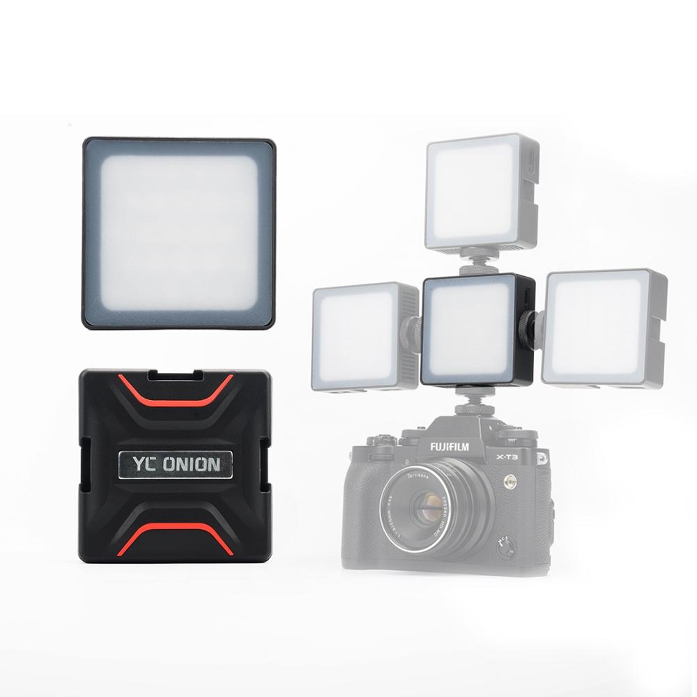 Yc Ui Brownie Rgb Full-Color Led Camera Video Light, Hoge Helderheid Lamp Kralen, 360 ° Full-Color Led Video Light