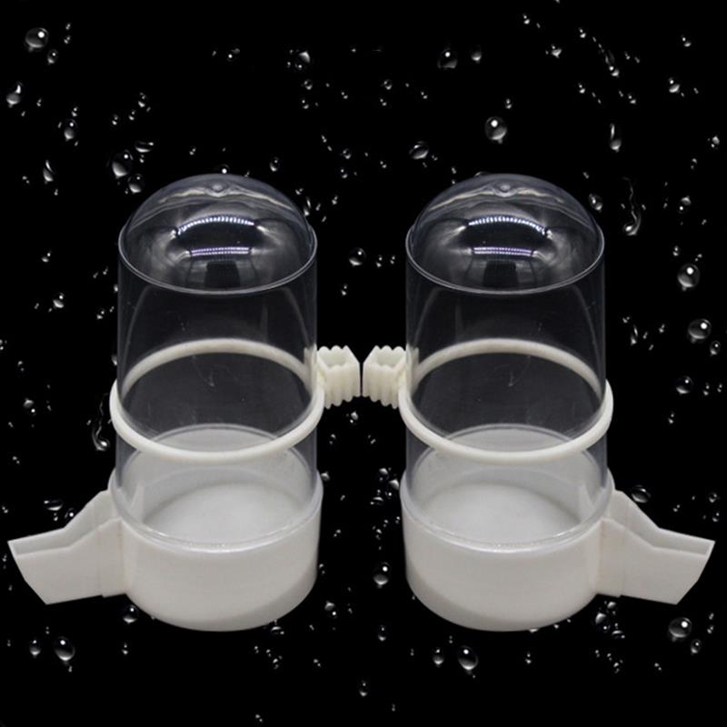 13.53oz Bird Water Feeder Automatic Bird Waterer Bird Water Dispenser For Cage Bird Feeder